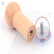 리치점빵 접착 원목행거 1P 미니행거 벽부착옷걸이행거, 화이트