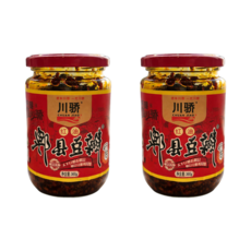 천자오 매운 칠리오일 사천 두반장(고추 52.83% 함유), 2개, 360g