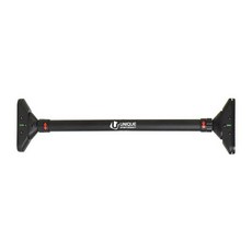 유니크스포츠앤바디 프리미엄 수평 블랙 턱걸이 운동기구 가정용 문틀 철봉, 숏 74cm-97cm