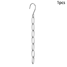 핫 1/5개 스테인리스 스틸 옷걸이 정리대 공간 절약형 접이식 옷장 랙 효율적인 의류 보관용, 01 silver-1PC, 01 300mm