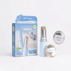 Hince CHILL VOYAGE 夏季限定 臻綵綻放透亮高光棒, TP001. Clear 清澈（附贈手指舒芙蕾粉撲兩入）, 1個