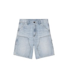 칼하트윕 더블 니 패널 데님 쇼츠