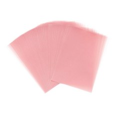 파티킬 65매 벨럼 페이퍼 4x6 인쇄 가능 반투명 100GSM 초대장 핑크, Pink