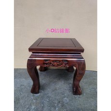 小o結緣館 雞翅木仿古四方虎腳底座 茶几藝品擺飾座 38x38x40 (快速到貨)