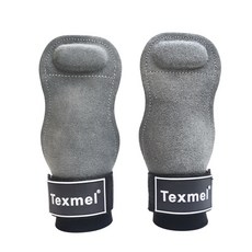 拾光優選 健身護掌帶 硬拉單杠引體向上專用 男女防滑握力增強, 灰色一對, 1個