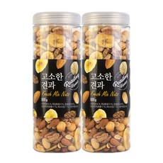 블랙) 고소한견과 500g X 2통 믹스너트 Fresh Mix Nats, 2개