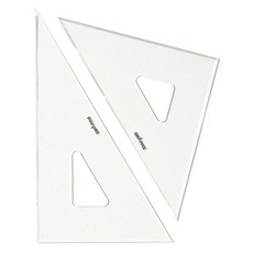 드라파스 삼각자 눈금 없음 두께 3mm 길이 18cm 모델 번호 13032