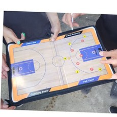 농구 휴대용 지퍼형 자석 전술 작전판 마카 조직도 코