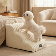 온다페스 강아지 계단 펫스텝, 1개, 화이트