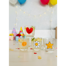 늘그대 스마일 소주잔 술잔 귀여운 특이한 소주잔 모임 술잔 홈파티용, 1세트, 혼합