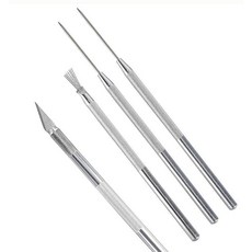 3 in 1 조각 도구 세트 Fyrcomft 클레이 바늘 도구 깃털 와이어 텍스처 도구 및 세라믹 도자기 클레이 창의성을 위한 조각 나이프 313652, 3 in 1 조각 도구 세트, Fyrcomft 클레이