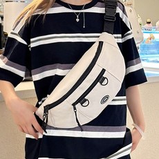 패션 심플 허리백 레저 대용량 숄더백 크로스백 (특가)