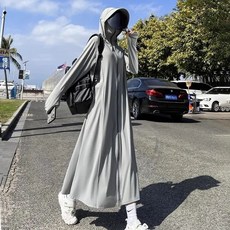 騎電動車防曬衣長款全身女2025新款冰絲防曬服巨好看夏天海邊裝備