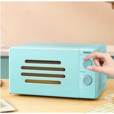 15리터 전자레인지 레트로 소형 편의점 상용 광파오븐, 화이트 VK (블루 발송)