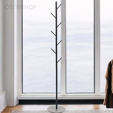 오스틴샵 스탠드 옷걸이 (블랙) 사무실옷걸이