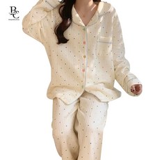 [블랑커브]누빔 여성잠옷 잠옷 여성수면잠옷 수면잠옷 여성겨울잠옷 가을잠옷 겨울잠옷 파자마 홈웨어 여성파자마 홈웨어 상의+잠옷바지