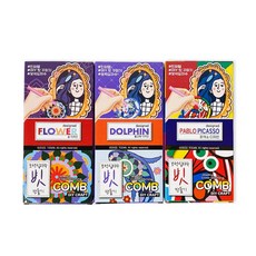 [몽파] 보석십자수 빗 만들기 (1인용 3종 택 1), 3.고래, 1개