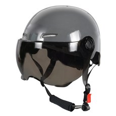 빅사이즈헬멧 대두헬멧 특대 하이바 바이크모자 여름, 1개, 5X 시멘트 그레이 자외선 차단 짧은 안경