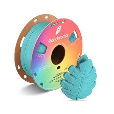 Polymaker Panchroma 매트 PLA 필라멘트 씨폼 그린 1.75mm 1kg 3D 프린팅 필라멘트 이전 폴리테라 매트 대부분의 FDM 3D 프린터에 적합 1k, 122 - 1.75mm 무광 북극 청록색 (헥스 코드: