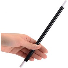 마술사 코스튬 마술을 위한 오버위비 1팩 플라스틱 마술 지팡이 흑백 주문 캐스팅 스틱