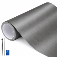 SOTT 프리미엄 3D 메탈 필름 랩핑 시트지, 1개, 그레이 폭30cm x 길이150cm 1개, 그레이 폭30cm x 길이150cm
