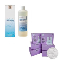 커버제작소 슈퍼익스트랙터(슈퍼엑스로션) 350ml+ 화장솜(100매) 피지연화제, 350g, 1세트