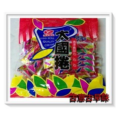 古意古早味 太國捲 (370公克/經濟包) 懷舊零食 米果 餅乾, 1個