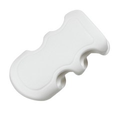 免打孔可調節蓮蓬頭吸盤支架, 白, 1個