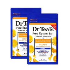 닥터틸즈 퓨어 엡섬 솔트 입욕제 비타민C 시트러스, 2개, 1.36kg