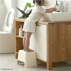 어린이 세면대 발판 유아 아기 발판 화장실 욕실 디딤대, 베이지, 베이지