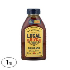 Local Hive 꿀 혼합물 콜로라도 무가공 및 비여과, 1개, 453.5g