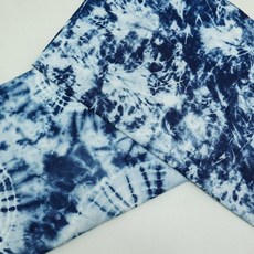 텐셀 40수 노스판 라임인디고 나염 2종 2마, 150cm x 180cm 2마, 거미줄, 1개