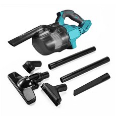 【台灣 隔日 發出】全新優質無線鋰離子汽車吸塵器、家用吸塵器65AW強力吸塵器高效空氣過濾器適用makita 18V電池, 主機+1電池1充電器