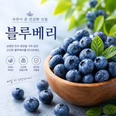 산지직송 프리미엄 블루베리, 2개, 16mm