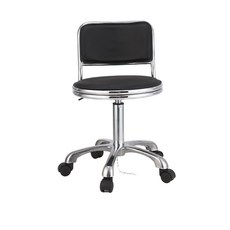 제전 의자 클린룸 크린룸 실험실 걸상 체어 연구실 개별 라운드 정전기방지, 등받이 알루미늄 롤러형 42-58cm