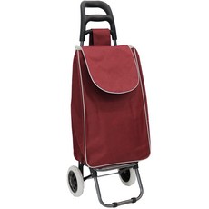 베이직 쇼핑카트 핸드캐리어 장바구니, 1개, 베이직 쇼핑카트 (와인)