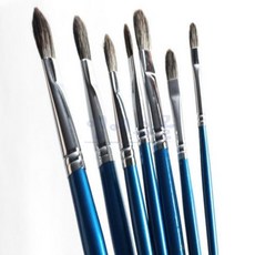 엠에스몰 8호 평붓 유화납작붓