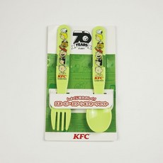 日本正版史努比SNOOPY餐具幼兒園兒童寶寶卡通勺子叉子KFC迷你 便攜式, 1個, 史努比叉勺綠色款