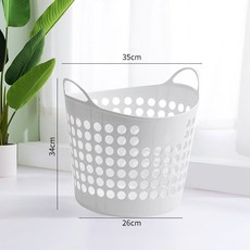 洗衣籃 髒衣籃 折疊洗衣籃 洗衣籃架 汙衣籃 大號塑料臟衣籃臟衣簍浴室洗衣籃家用玩具衣物收納籃臟衣服收納筐, 新款：小號白色