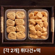 정통 쫀득 찹쌀 꽈배기 콩고물 떡, 각 2 돼지 뒤집기 + 두부면 롤 B, 1개, 1g