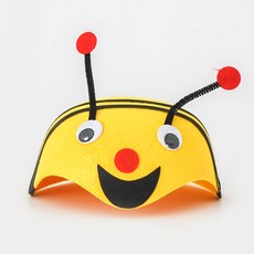 파티쇼 파티 부직포 동물 모자 동물분장 학예회 연극 공연 코스프레 분장 의상, 13.파티부직포곤충모자꿀벌