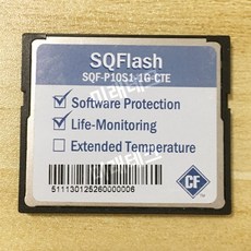Advantech CF 1G SQFlash 산업용 CF 카드 1GB SQF-P10S1-1G-P8C, SQF-P10S1-1G-CTE(960MB)