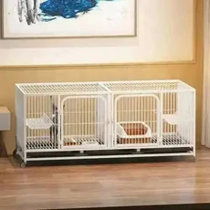 사육 케이지 하우스 캐비닛 3단 고양이 실내 강아지 애완동물 캐트 코티지, 01 Indivisible