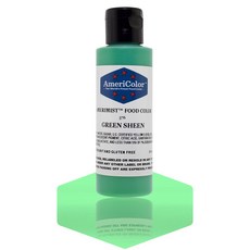 아메리컬러 아메리미스트 에어브러시 색소 4.5 온스 그린 펄 광 AmeriColor Amerimist Airbrush Color 4.5 Ounce Green Pearl Shee, 녹색, 4.5 Fl Oz (1팩), 1개