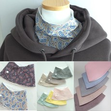 성인 스카프빕 스노우빕 목수건 어른 바나나빕 넥워머