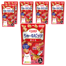 챠오츄르 고양이 츄르비츠 짜먹는 간식 CS-171 3p, 참치, 36g, 6개