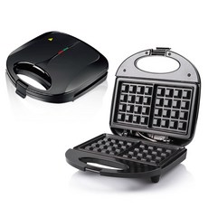 식사 와플 프라이팬 메이커 미니 파니니 전기 팬케이크 EU 그릴 기계 아침 다기능 샌드위치 스테이크, 1, 220240V용, waffle