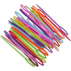 Guifeng 50PCS 대형 아이 플라스틱 코바늘 혼합 색상 캔버스 공예 자수 다닝 태피스트리 DIY 울 수공예품 90mm 재봉 실 바늘, Guifeng 50PCS 대형 아이 플라스틱 코바늘 혼