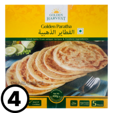 또띠아 또띠야 또르띠아 브리또 파라타 프라타 TORTILLAS PARATHA 25CM 냉동포장, 4개, 400g