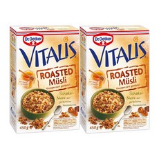 Dr Oetker 닥터오트커 비탈리스 로스티드 뮤즐리 초콜릿 넛, 450g, 2개